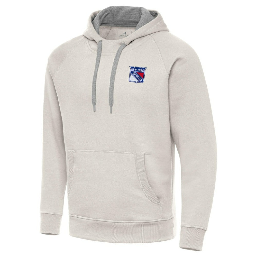 New York Rangers Antigua Victory Pullover Hoodie - Cream | NHL near me