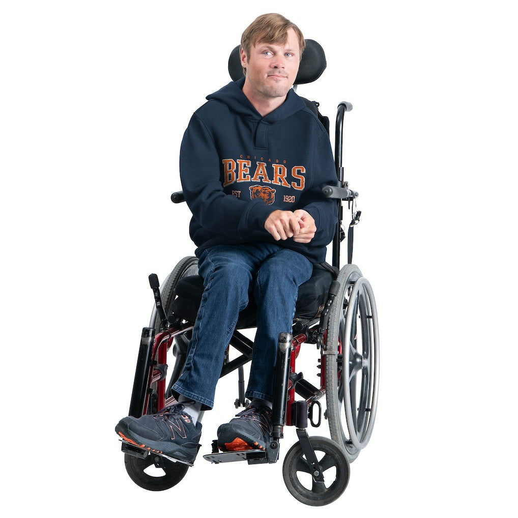 Chicago Bears G-III Sports by Carl Banks Adaptive Team Spirit Graphic Fleece Pullover Hoodie - Navy - NFL