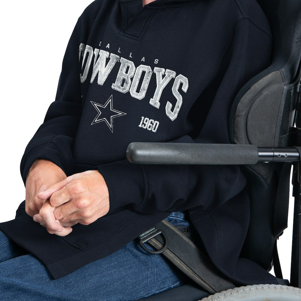 Dallas Cowboys G-III Sports by Carl Banks Adaptive Team Spirit Graphic Fleece Pullover Hoodie - Navy - NFL