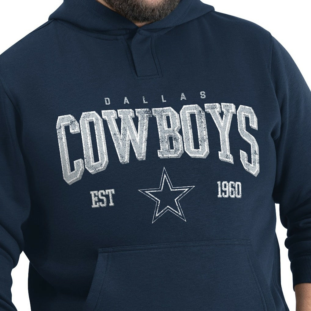 Dallas Cowboys G-III Sports by Carl Banks Adaptive Team Spirit Graphic Fleece Pullover Hoodie - Navy - NFL