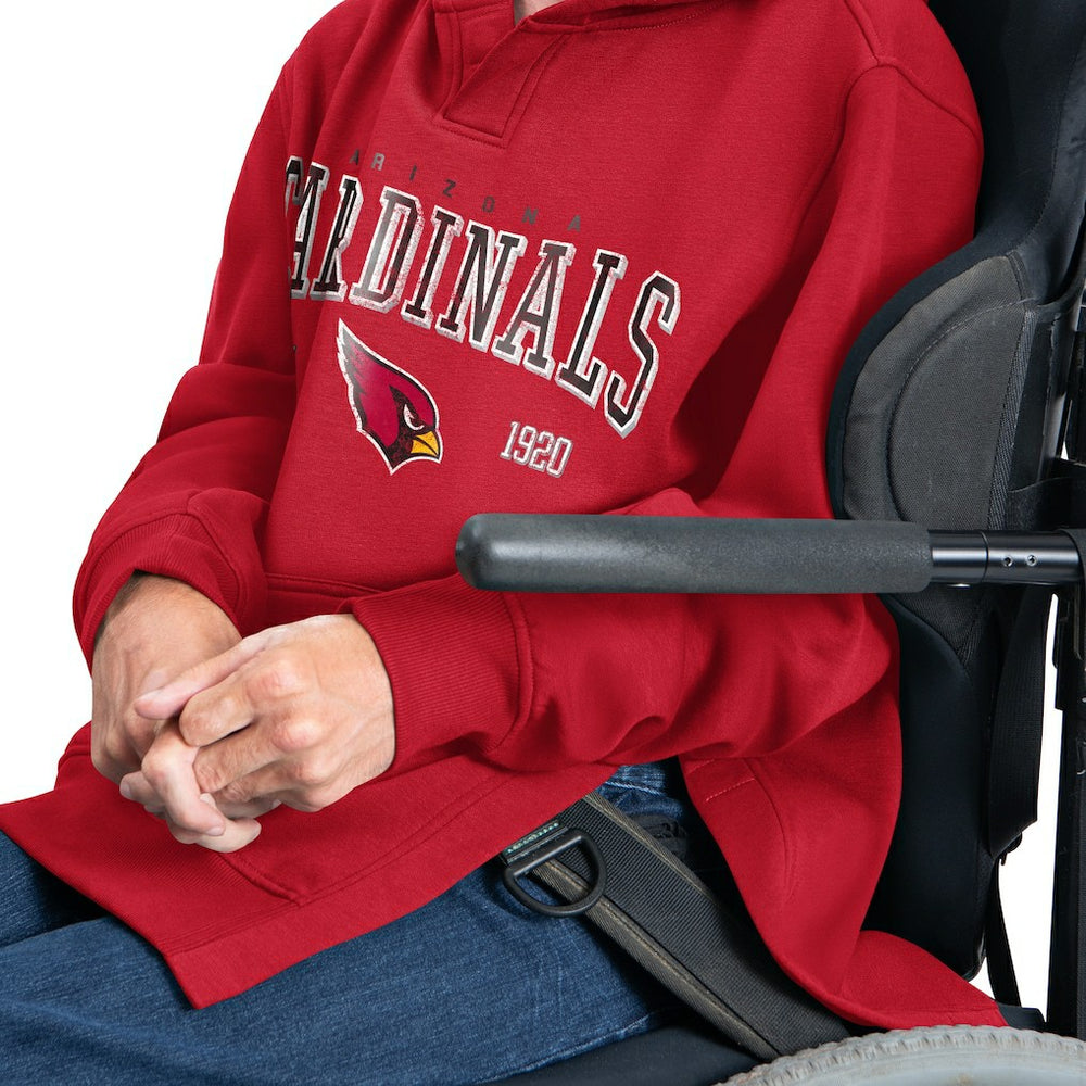 Arizona Cardinals G-III Sports by Carl Banks Adaptive Team Spirit Graphic Fleece Pullover Hoodie - Cardinal - NFL