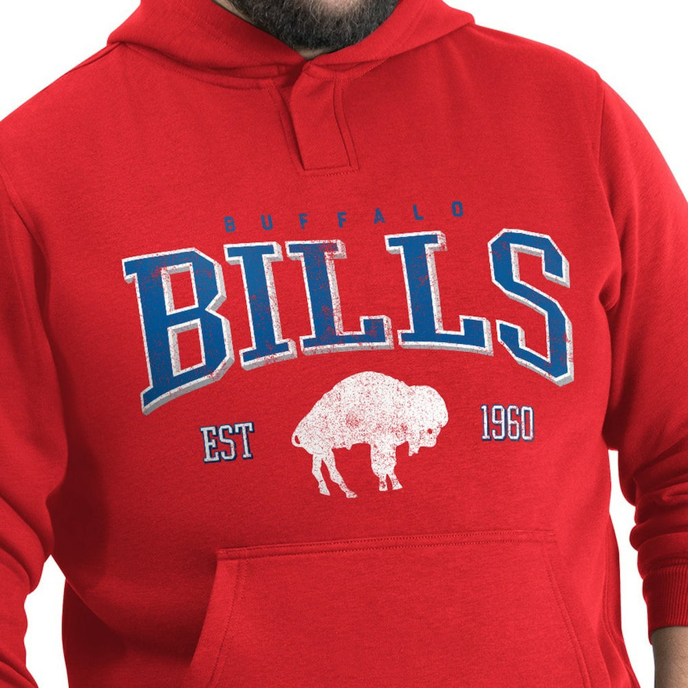 Buffalo Bills G-III Sports by Carl Banks Adaptive Team Spirit Graphic Fleece Pullover Hoodie - Red - NFL