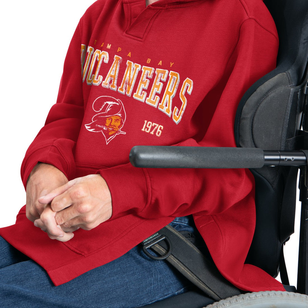 Tampa Bay Buccaneers G-III Sports by Carl Banks Adaptive Team Spirit Graphic Fleece Pullover Hoodie - Red - NFL