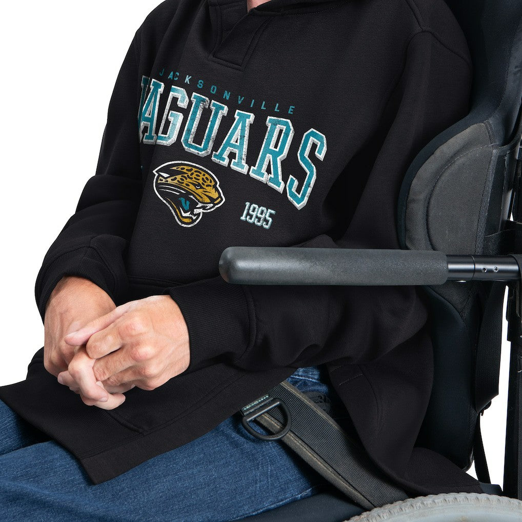 Jacksonville Jaguars G-III Sports by Carl Banks Adaptive Team Spirit Graphic Fleece Pullover Hoodie - Black - NFL