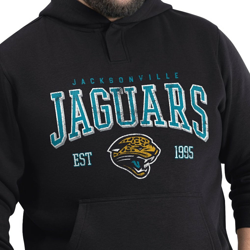 Jacksonville Jaguars G-III Sports by Carl Banks Adaptive Team Spirit Graphic Fleece Pullover Hoodie - Black - NFL