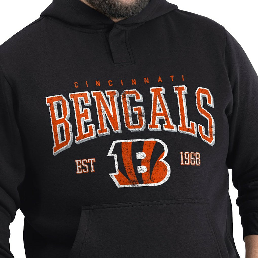 Cincinnati Bengals G-III Sports by Carl Banks Adaptive Team Spirit Graphic Fleece Pullover Hoodie - Black - NFL