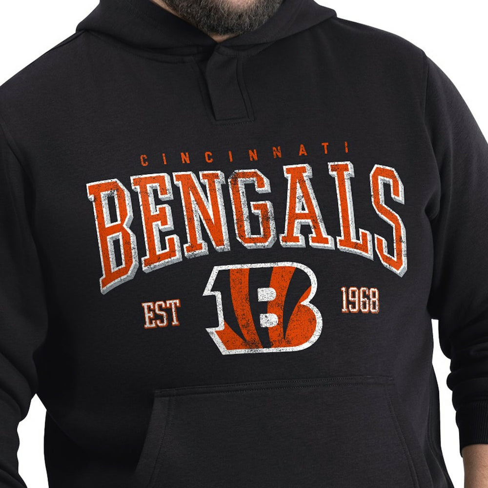 Cincinnati Bengals G-III Sports by Carl Banks Adaptive Team Spirit Graphic Fleece Pullover Hoodie - Black - NFL