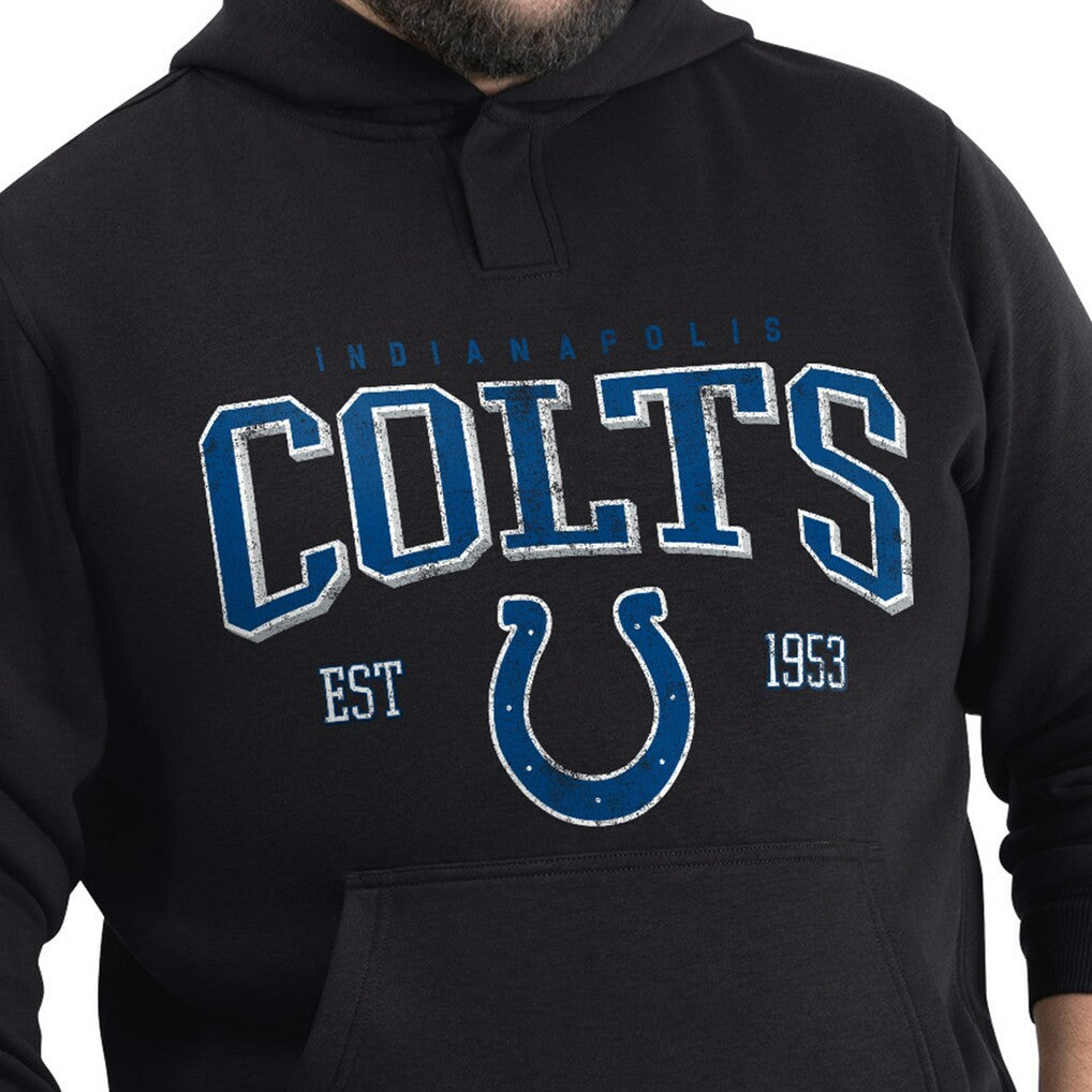 Indianapolis Colts G-III Sports by Carl Banks Adaptive Team Spirit Graphic Fleece Pullover Hoodie - Black - NFL