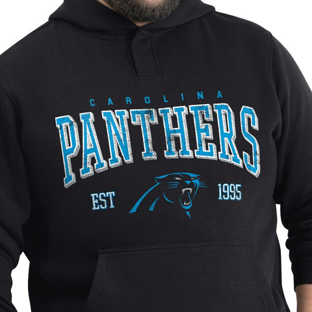 Carolina Panthers G-III Sports by Carl Banks Adaptive Team Spirit Graphic Fleece Pullover Hoodie - Black - NFL