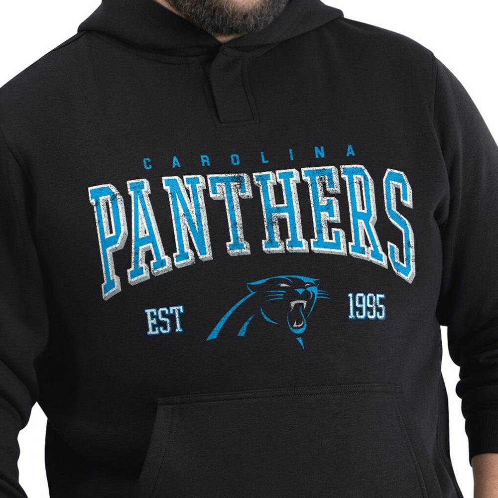 Carolina Panthers G-III Sports by Carl Banks Adaptive Team Spirit Graphic Fleece Pullover Hoodie - Black - NFL