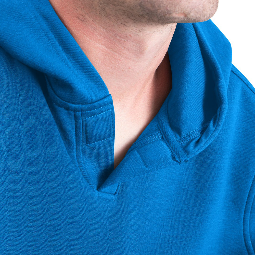 Detroit Lions G-III Sports by Carl Banks Adaptive Mesh Effect Team Graphic Fleece Pullover Hoodie - Royal - NFL