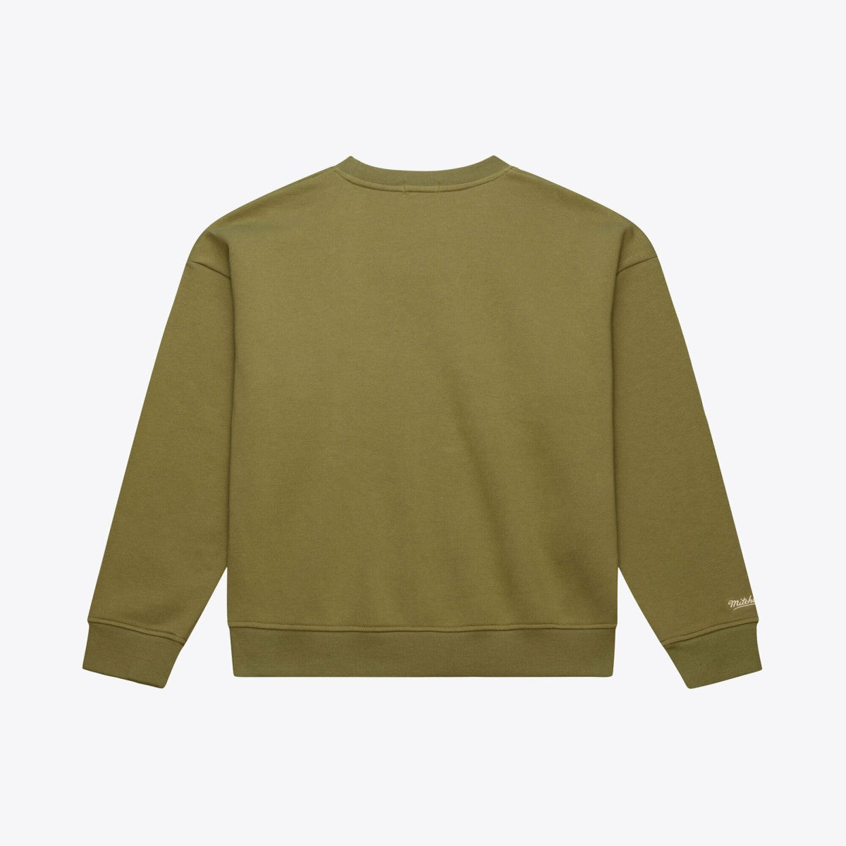 Mitchell & Ness Los Angeles Lakers Women's Lightweight Script Sweatshirt Olive