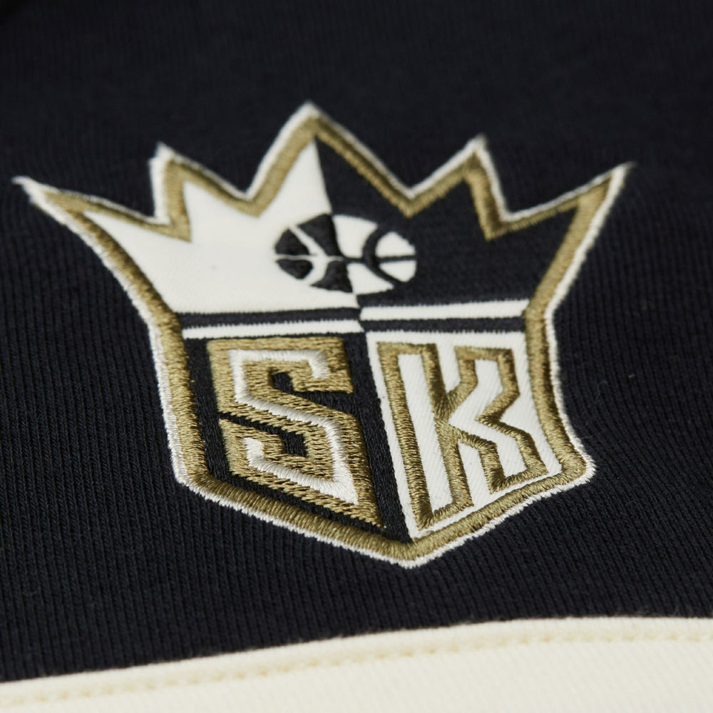 Mitchell & Ness Sacramento Kings Double Clutch Head Coach Hoodie Olive/Black