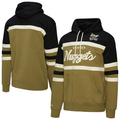 Mitchell & Ness Denver Nuggets Double Clutch Head Coach Hoodie Olive/Black