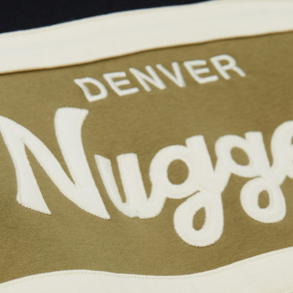 Mitchell & Ness Denver Nuggets Double Clutch Head Coach Hoodie Olive/Black