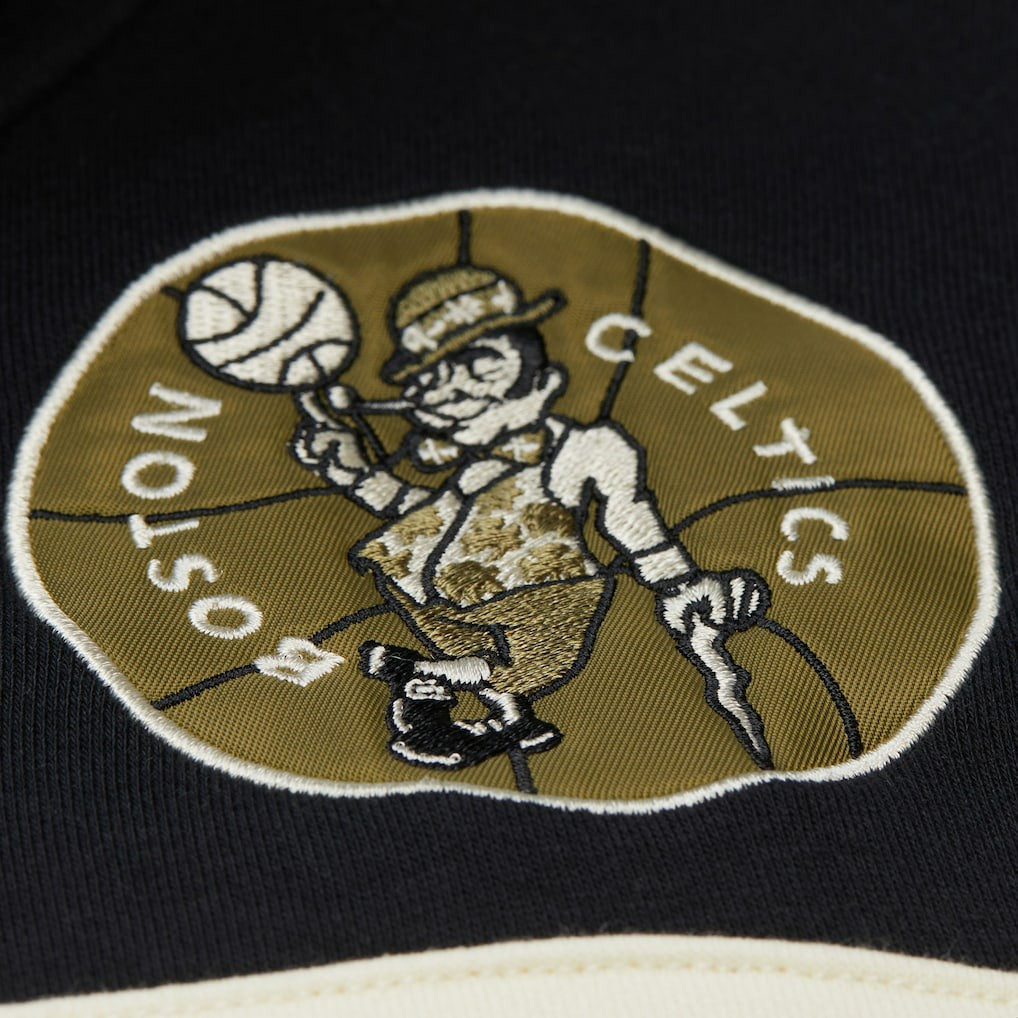 Mitchell & Ness Boston Celtics Double Clutch Head Coach Hoodie Olive