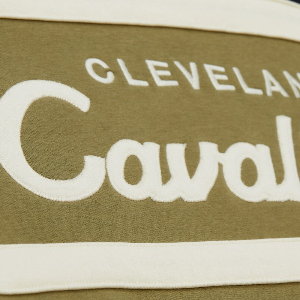 Mitchell & Ness Cleveland Cavaliers Double Clutch Head Coach Hoodie Olive/Black