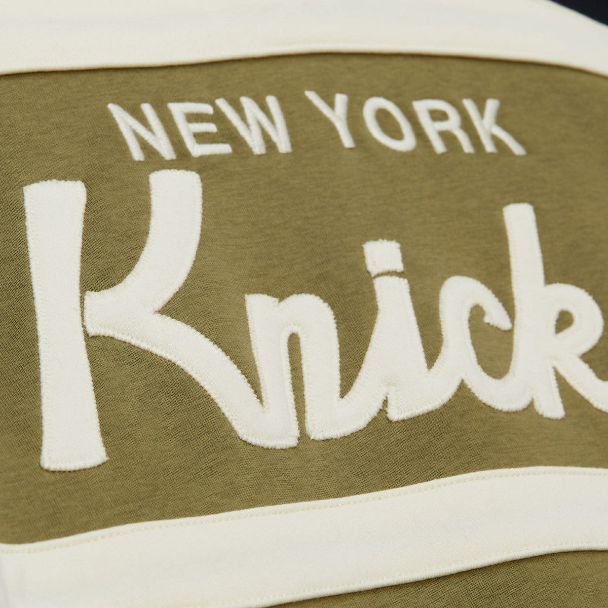 Mitchell & Ness New York Knicks Double Clutch Head Coach Hoodie Olive/Black