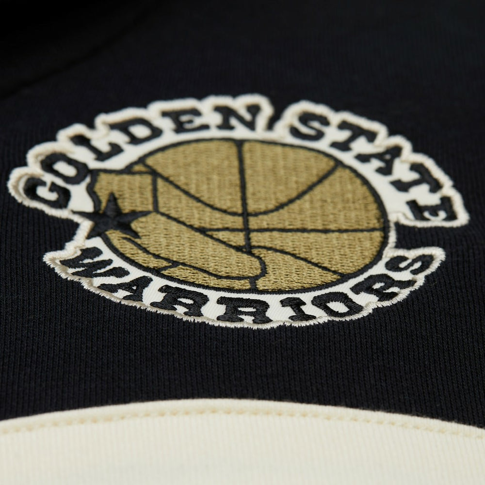 Mitchell & Ness Golden State Warriors Double Clutch Head Coach Hoodie Olive/Black