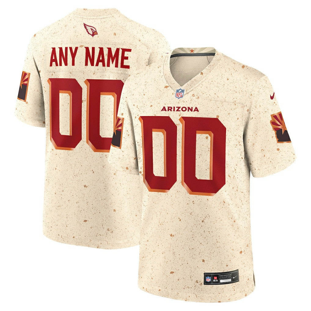 Arizona Cardinals 2025 Rivalries Collection Custom Game Jersey - Natural - Nike