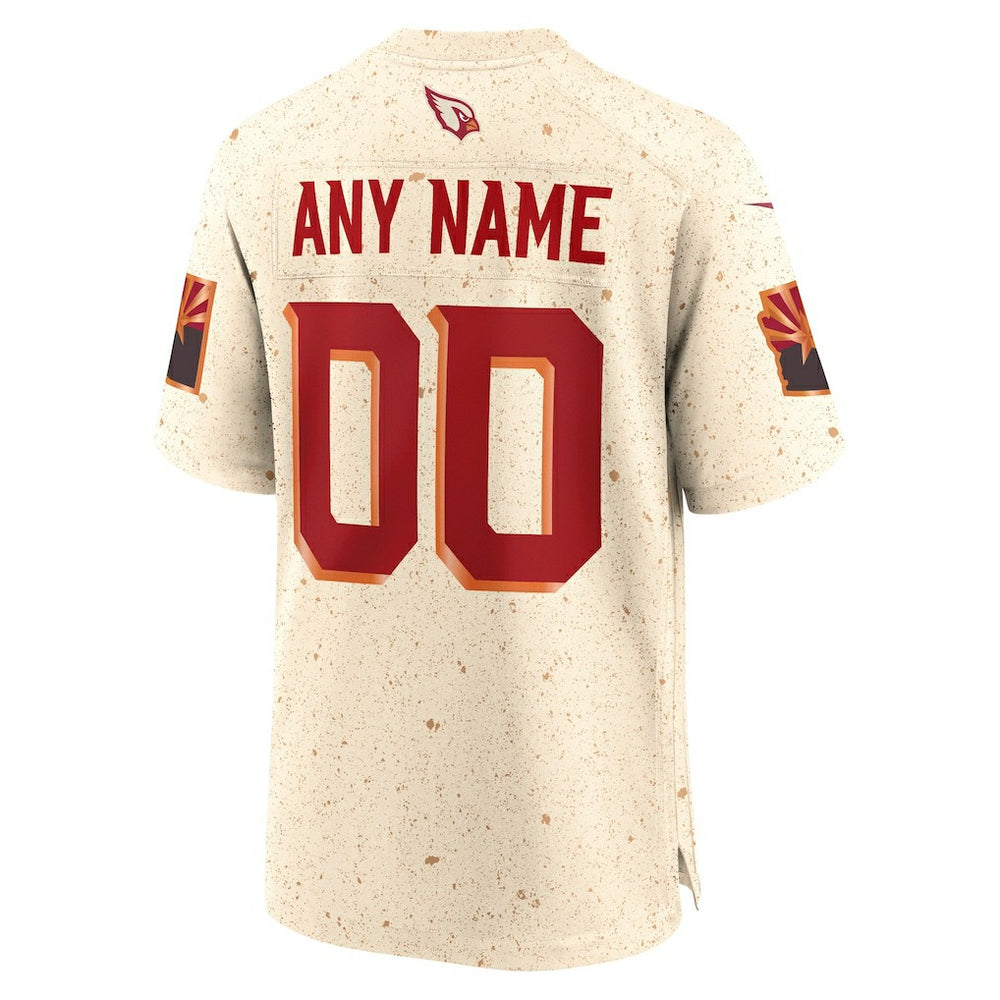 Arizona Cardinals 2025 Rivalries Collection Custom Game Jersey - Natural - Nike