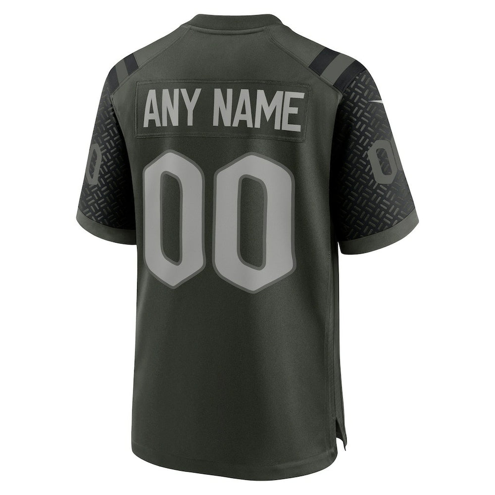 New York Jets 2025 Rivalries Collection Custom Game Jersey - Gotham Green - Nike