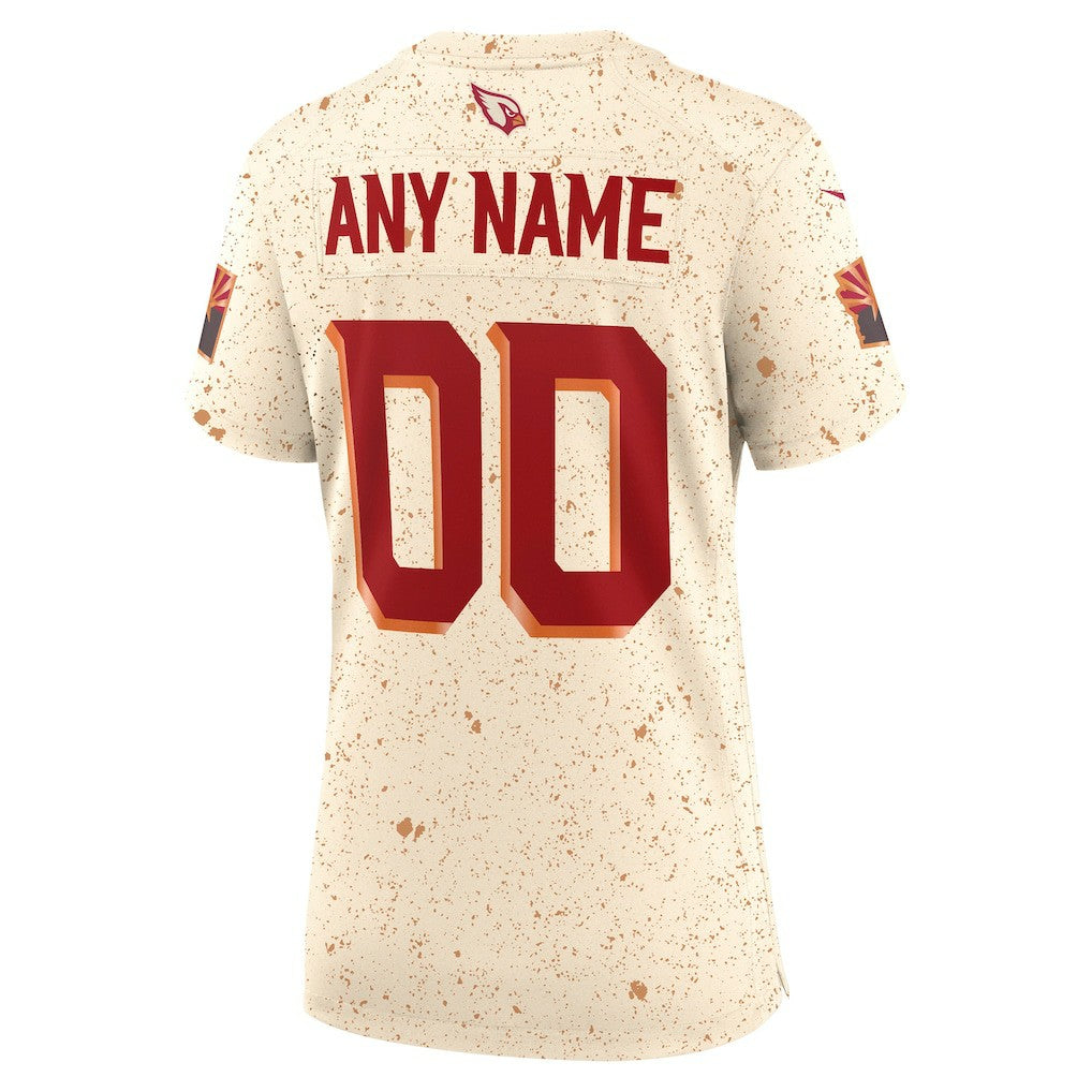 Arizona Cardinals Women's 2025 Rivalries Collection Custom Game Jersey - Natural - Nike