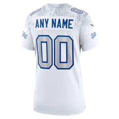 Buffalo Bills Women's 2025 Rivalries Collection Custom Game Jersey - White - Nike