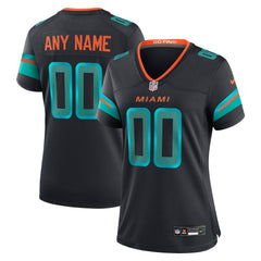Miami Dolphins Women's 2025 Rivalries Collection Custom Game Jersey - Pitch Blue - Nike