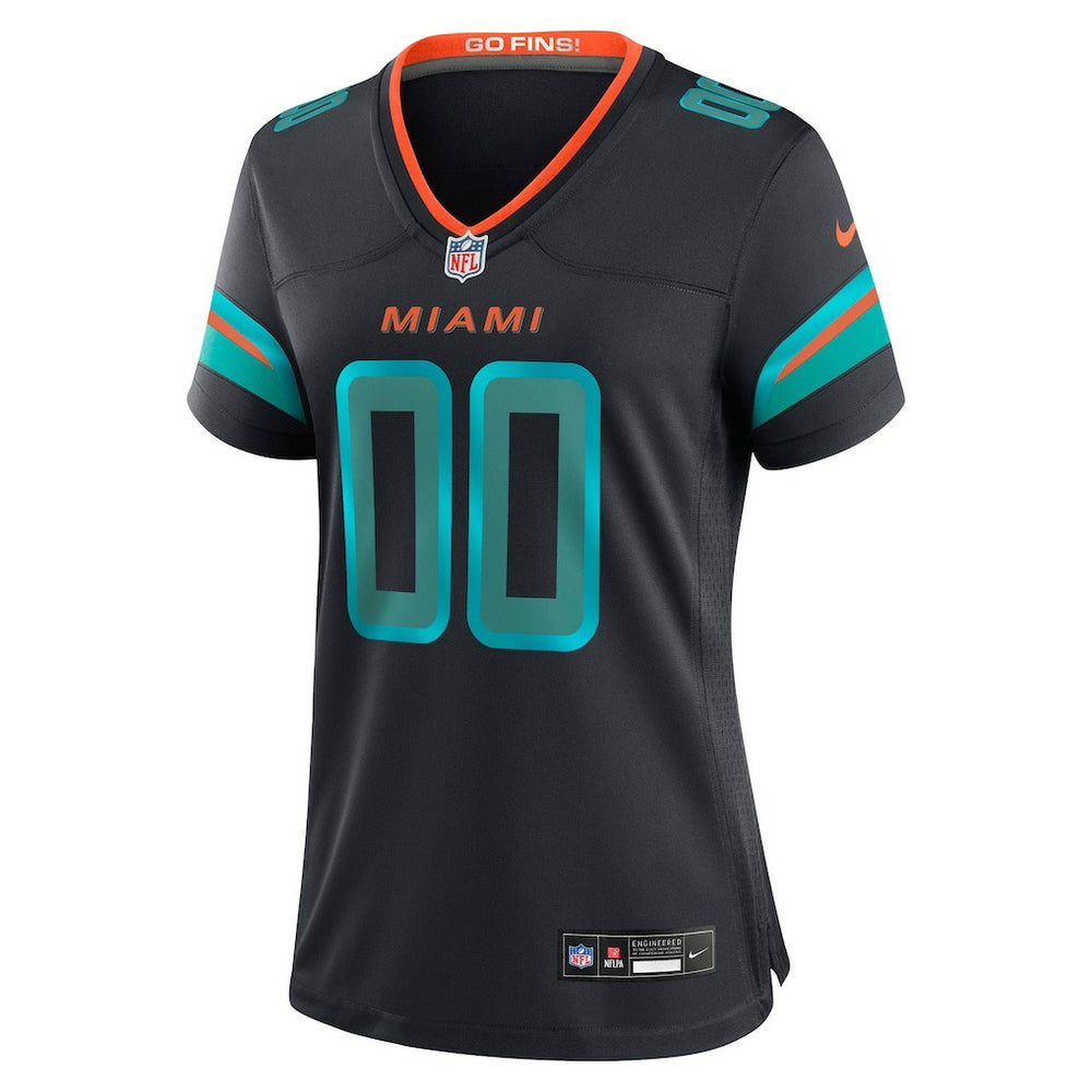 Miami Dolphins Women's 2025 Rivalries Collection Custom Game Jersey - Pitch Blue - Nike