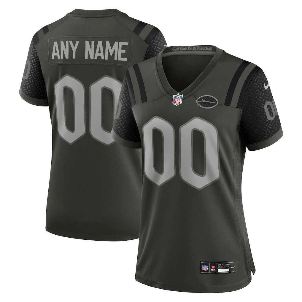 New York Jets Women's 2025 Rivalries Collection Custom Game Jersey - Gotham Green - Nike