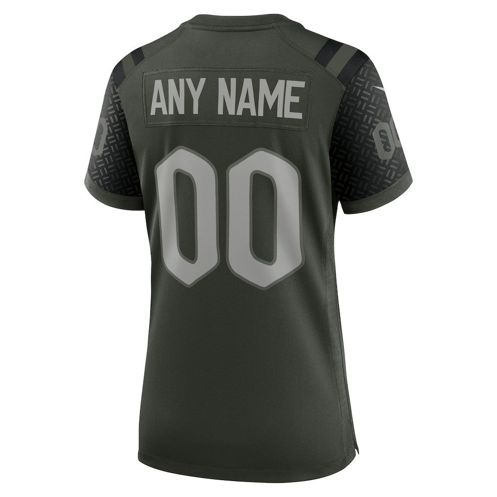 New York Jets Women's 2025 Rivalries Collection Custom Game Jersey - Gotham Green - Nike