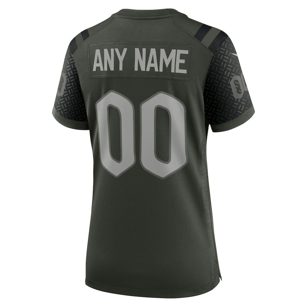 New York Jets Women's 2025 Rivalries Collection Custom Game Jersey - Gotham Green - Nike