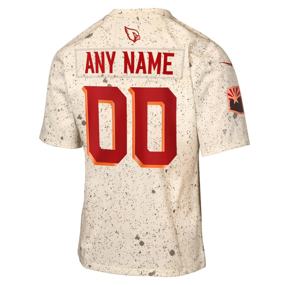 Arizona Cardinals Youth 2025 Rivalries Collection Custom Game Jersey - Natural - Nike