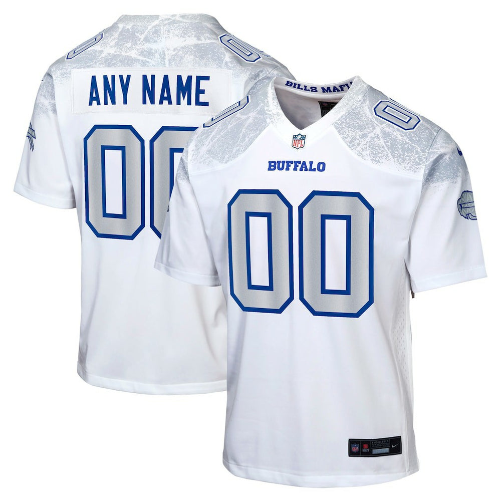 Buffalo Bills Youth 2025 Rivalries Collection Custom Game Jersey - White - Nike