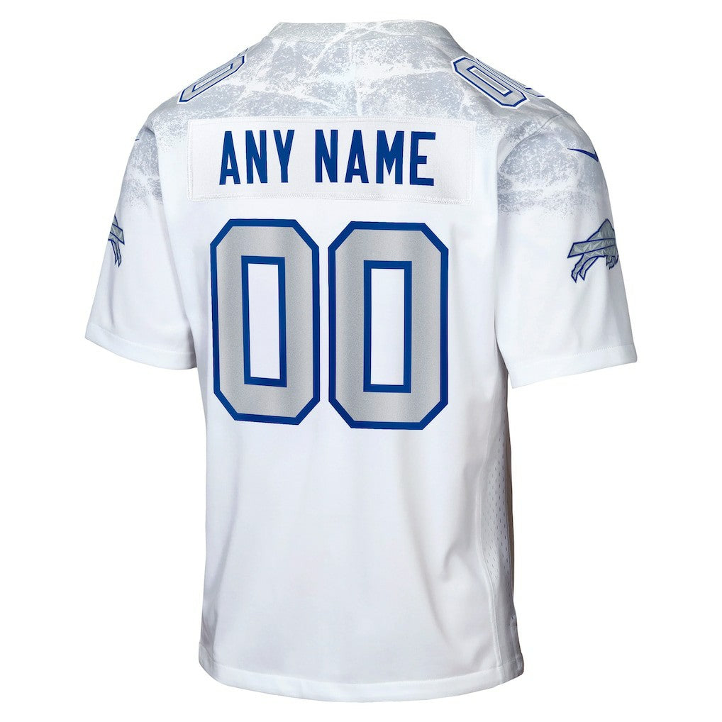 Buffalo Bills Youth 2025 Rivalries Collection Custom Game Jersey - White - Nike
