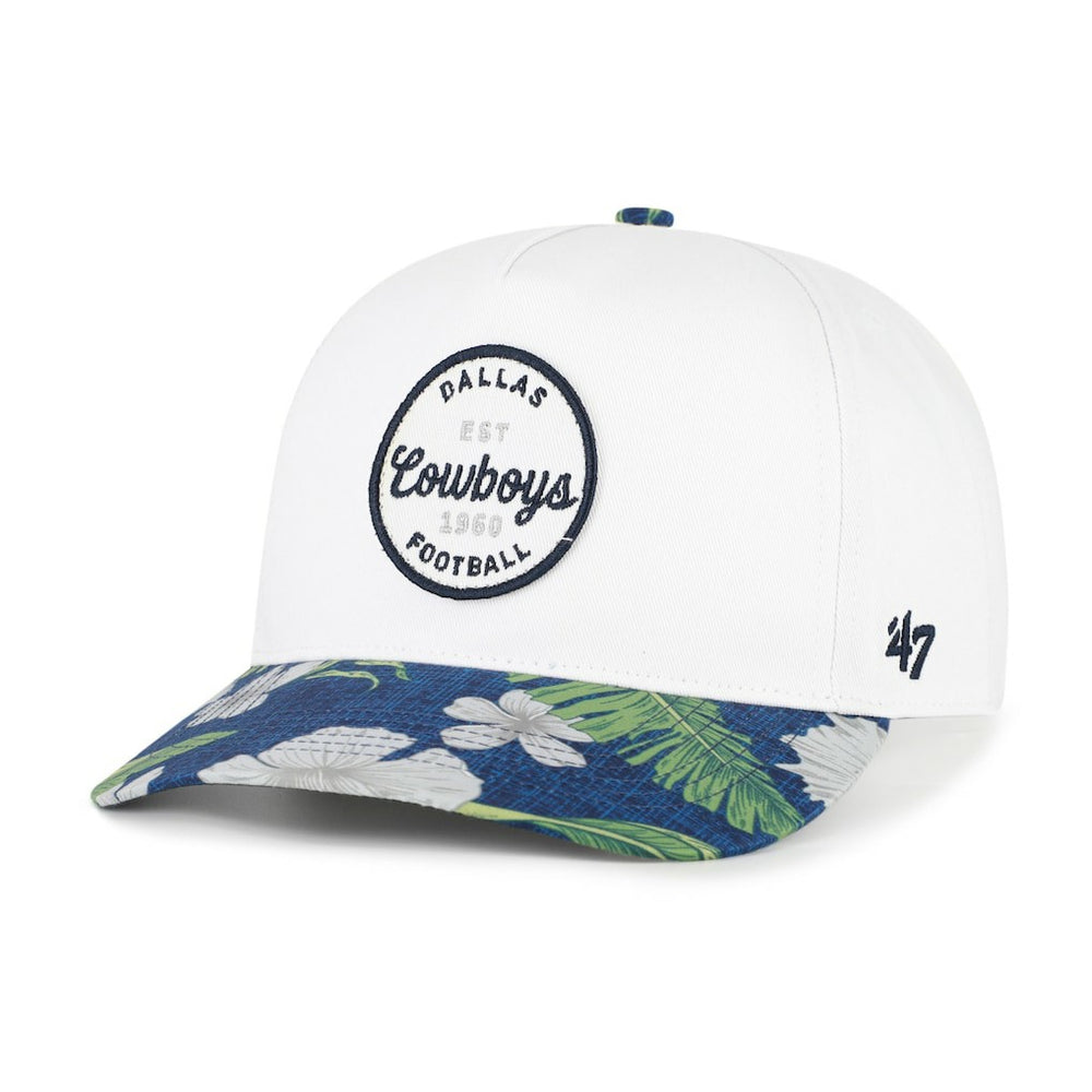 Dallas Cowboys '47 Beach Side Hitch Adjustable Hat - White/Navy - 47 brand