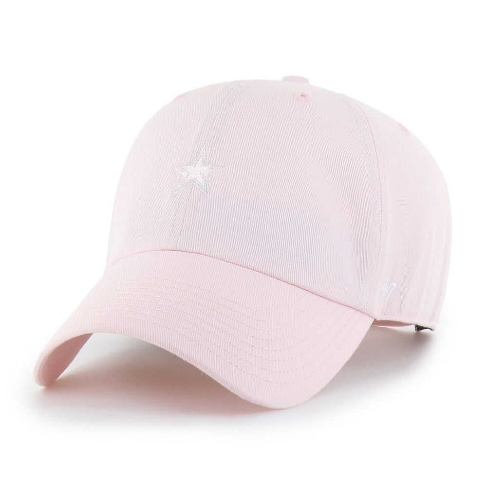 Dallas Cowboys '47 Women's Base Runner Ballpark Clean Up Adjustable Hat - Light Pink - 47 brand