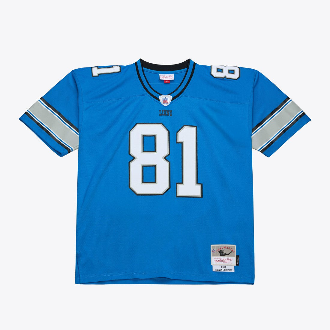 Calvin Johnson Detroit Lions 2007 Legacy Replica Jersey - Blue - Mitchell & Ness