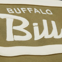 Buffalo Bills Vintage Logo Head Coach Hoodie - Olive - Mitchell & Ness