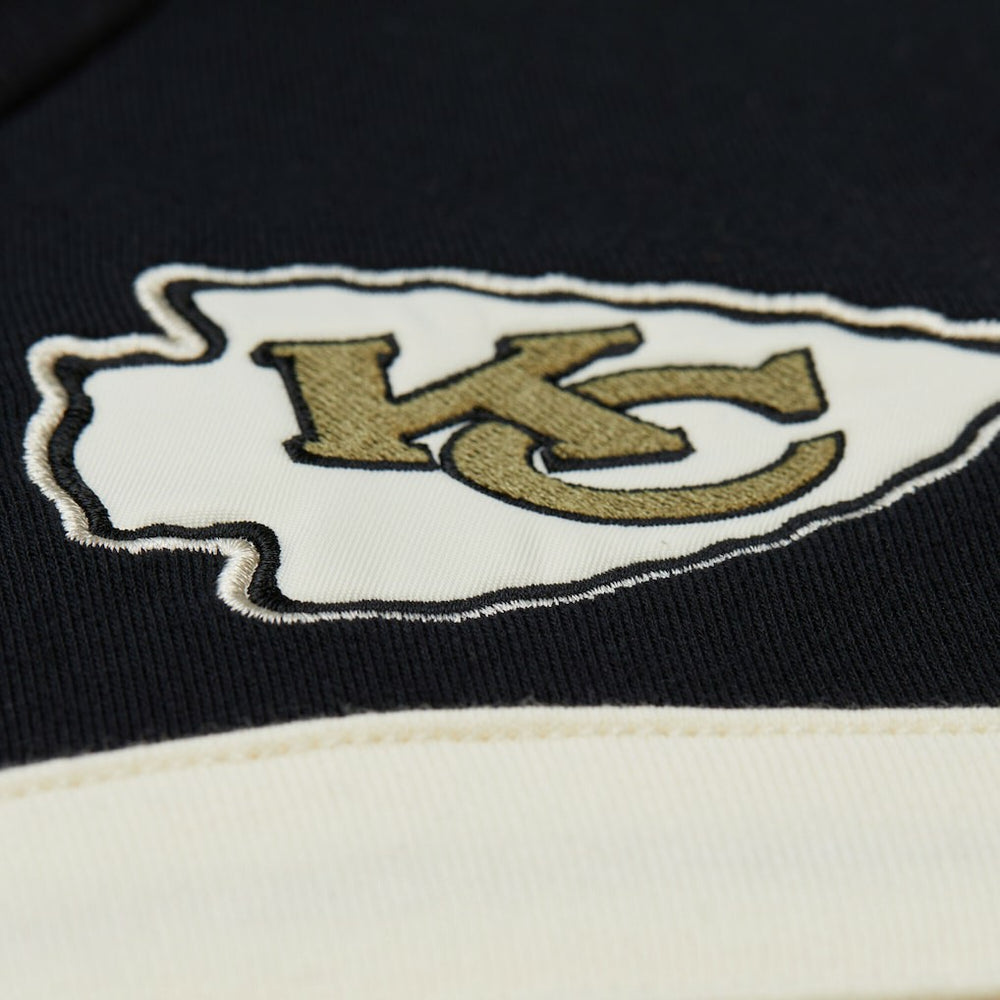 Kansas City Chiefs Vintage Logo Head Coach Hoodie - Olive - Mitchell & Ness