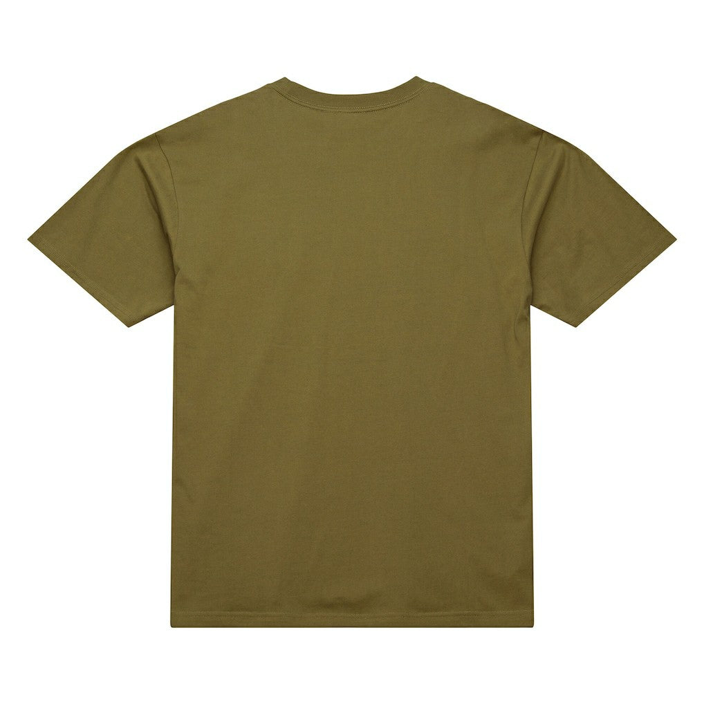 Buffalo Bills Vintage Logo Premium T-Shirt - Olive - Mitchell & Ness