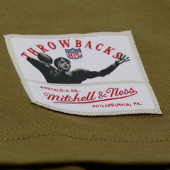 Buffalo Bills Vintage Logo Premium T-Shirt - Olive - Mitchell & Ness