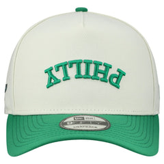Philadelphia Eagles New Era Upside Down 9FIFTY A-Frame Snapback Hat - Cream - NFL