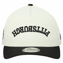 Pittsburgh Steelers New Era Upside Down 9FIFTY A-Frame Snapback Hat - Cream - NFL