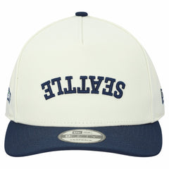 Seattle Seahawks New Era Upside Down 9FIFTY A-Frame Snapback Hat - Cream - NFL