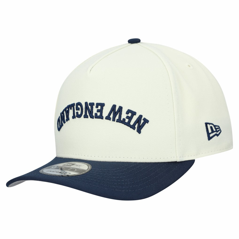 New England Patriots New Era Upside Down 9FIFTY A-Frame Snapback Hat - Cream - NFL