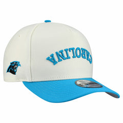 Carolina Panthers New Era Upside Down 9FIFTY A-Frame Snapback Hat - Cream - NFL