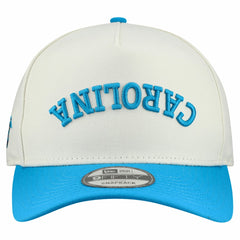 Carolina Panthers New Era Upside Down 9FIFTY A-Frame Snapback Hat - Cream - NFL