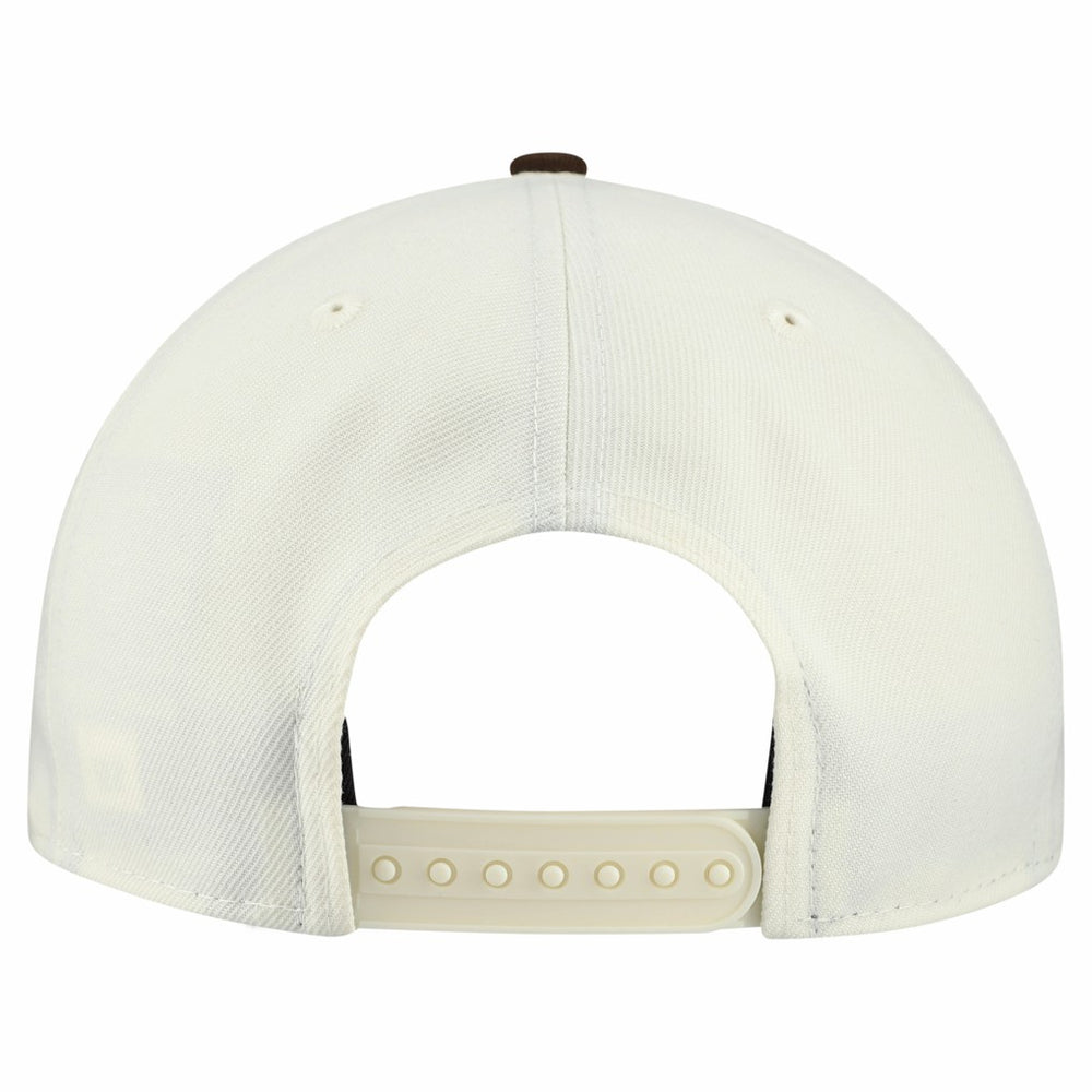 Cleveland Browns New Era Upside Down 9FIFTY A-Frame Snapback Hat - Cream - NFL